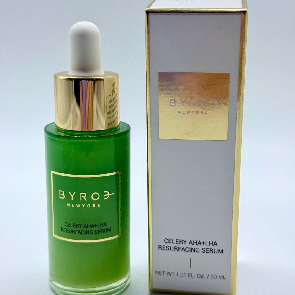 Byroe New York Celery AHA+LHA Resurfacing Serum 1 fl/ 30ml New in Box